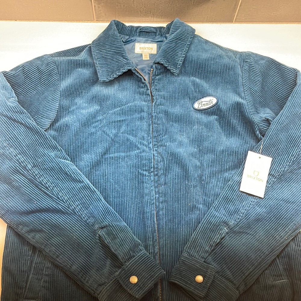 BRIXTON Teal Corduroy Jacket